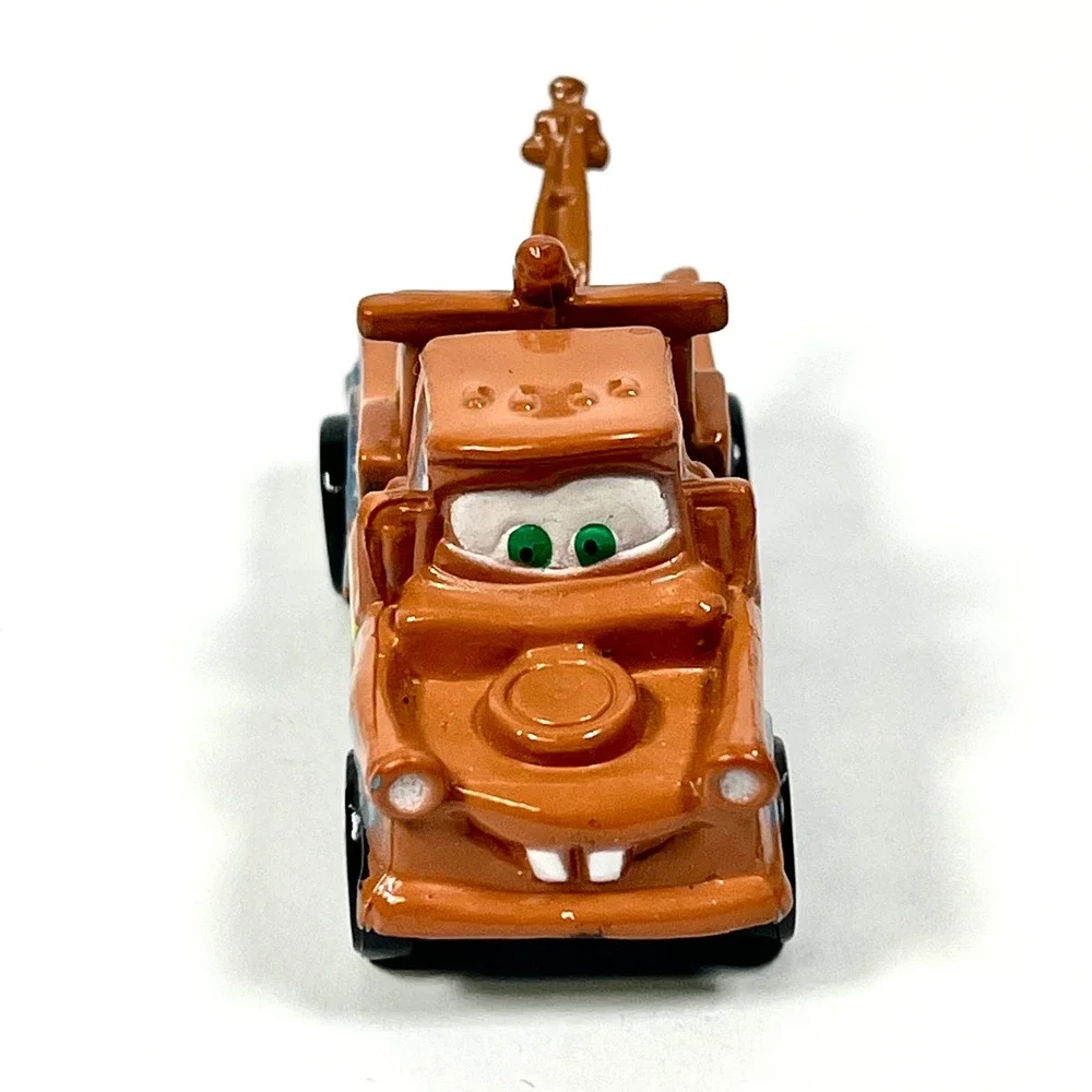 Disney Pixar Cars Mini Racers Mater Blue Primer Yellow Door Metal Diecast Loose